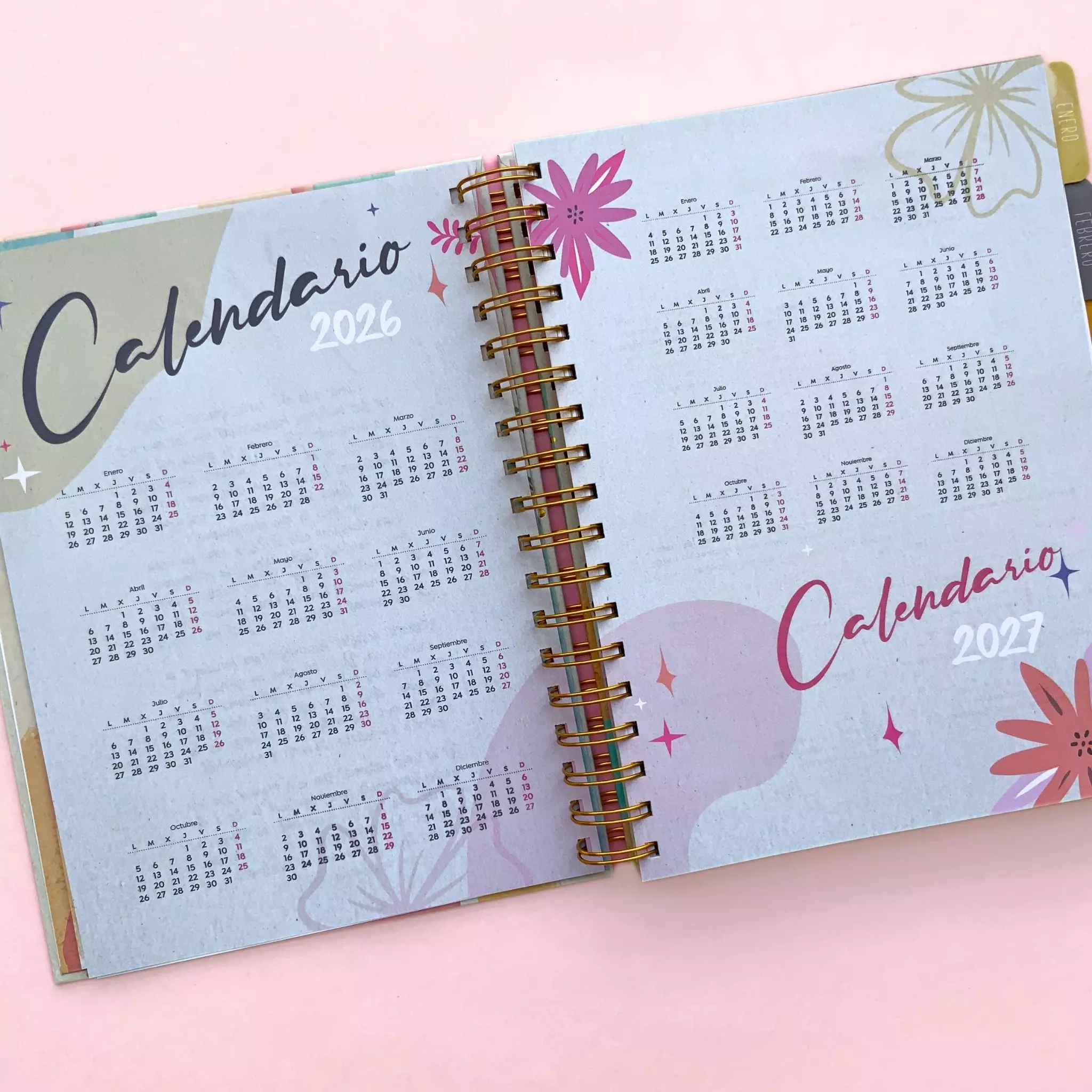 Planner semanal 2026 anillado (7)