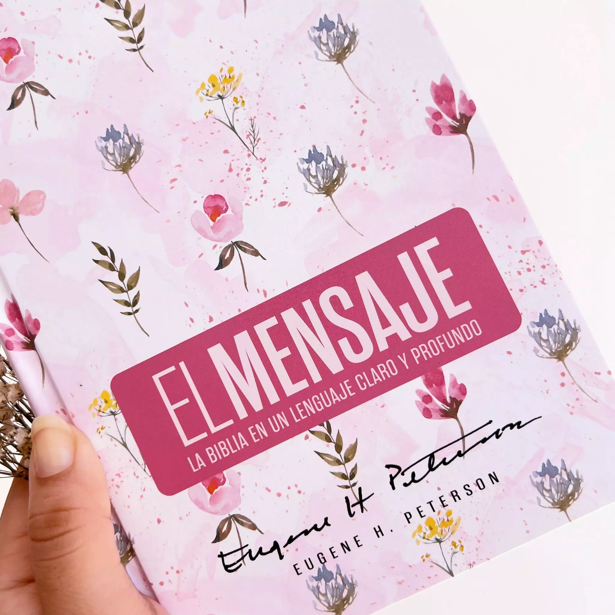 Biblia El Mensaje Rosa Floral (4)