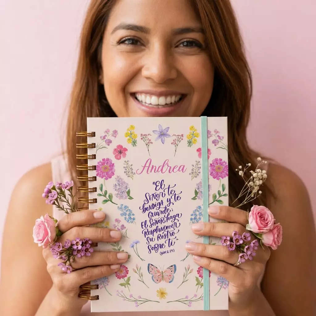 Cuaderno para mujer cristiana personalizado (7)