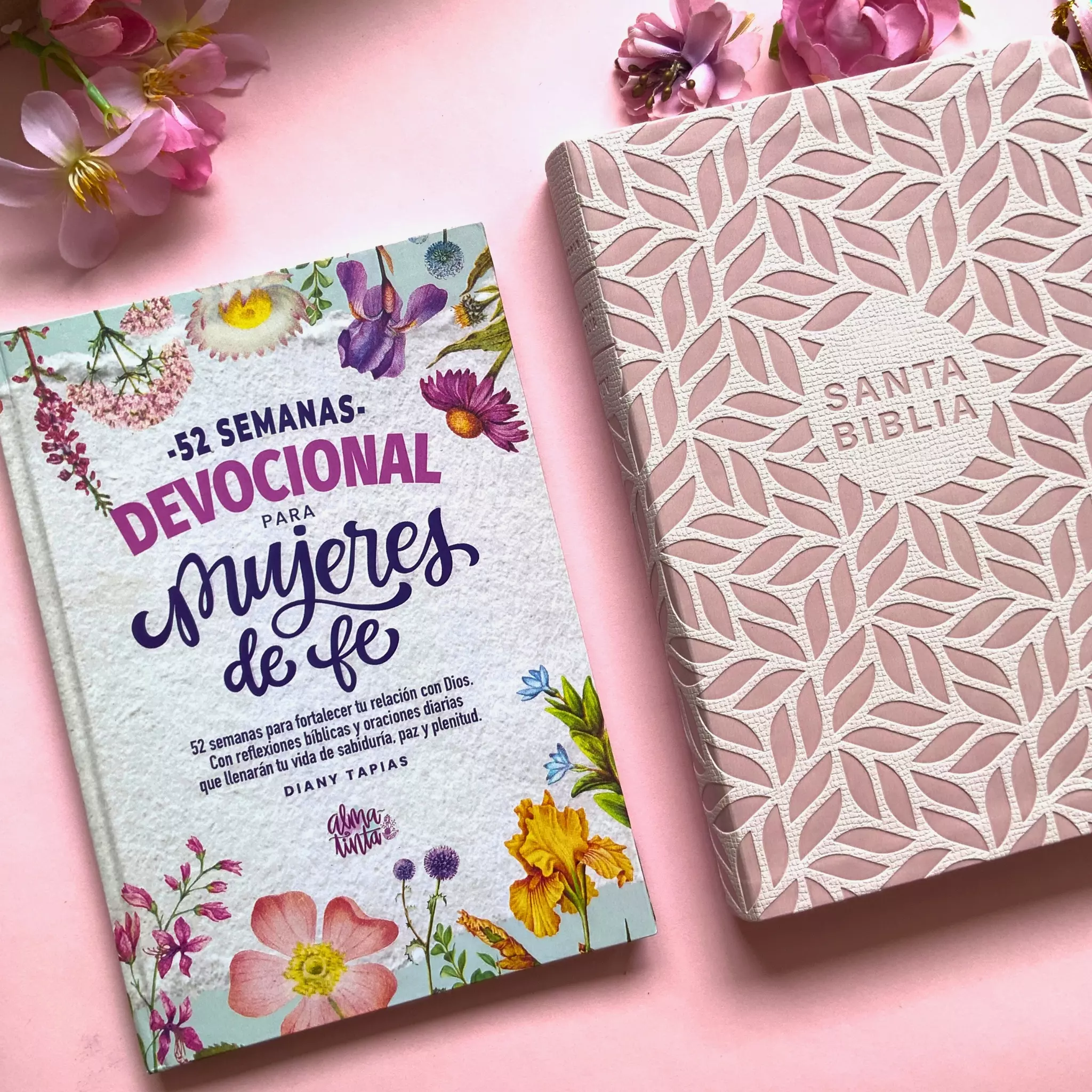 Kit con libro y Biblia para mujer cristiana premium (2)